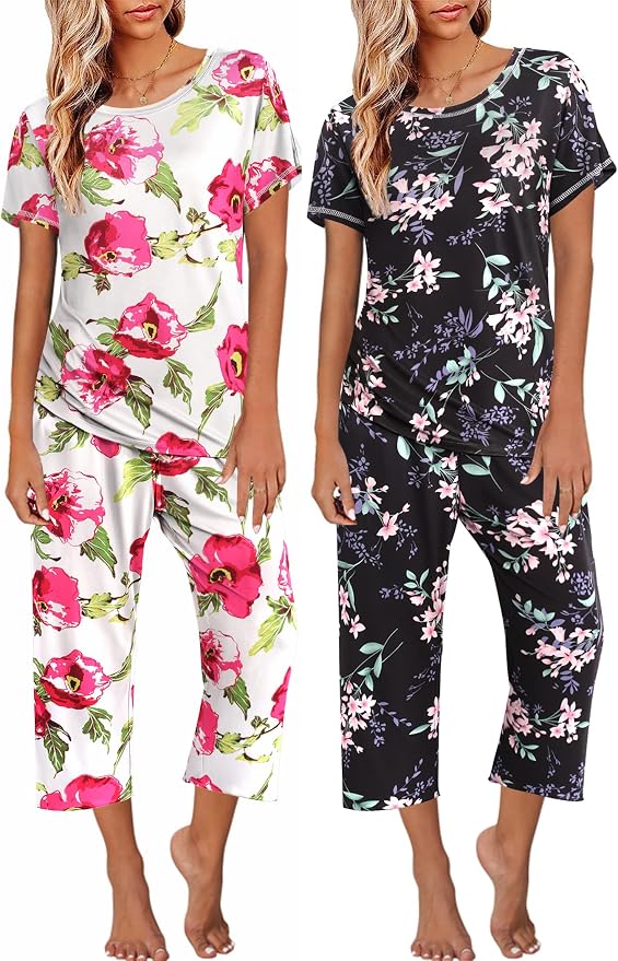 Pink Flowers, Black Flowers