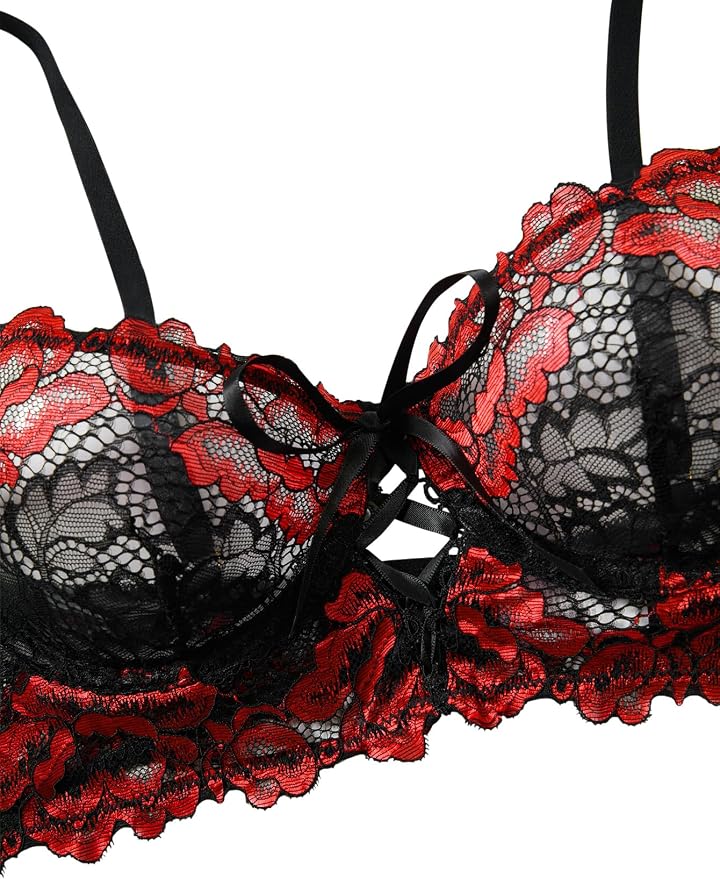 Flower Black Red