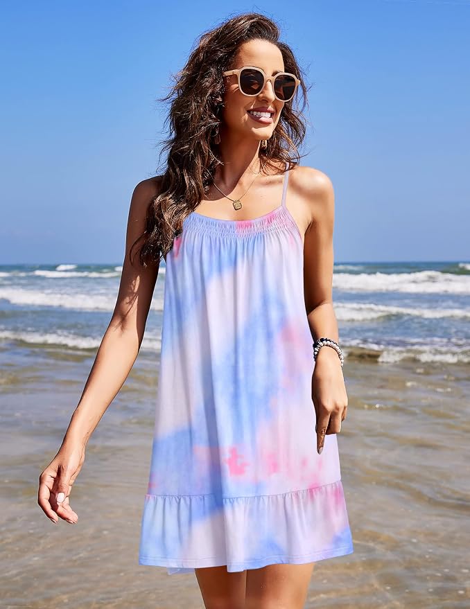 Blue Pink Tie Dye