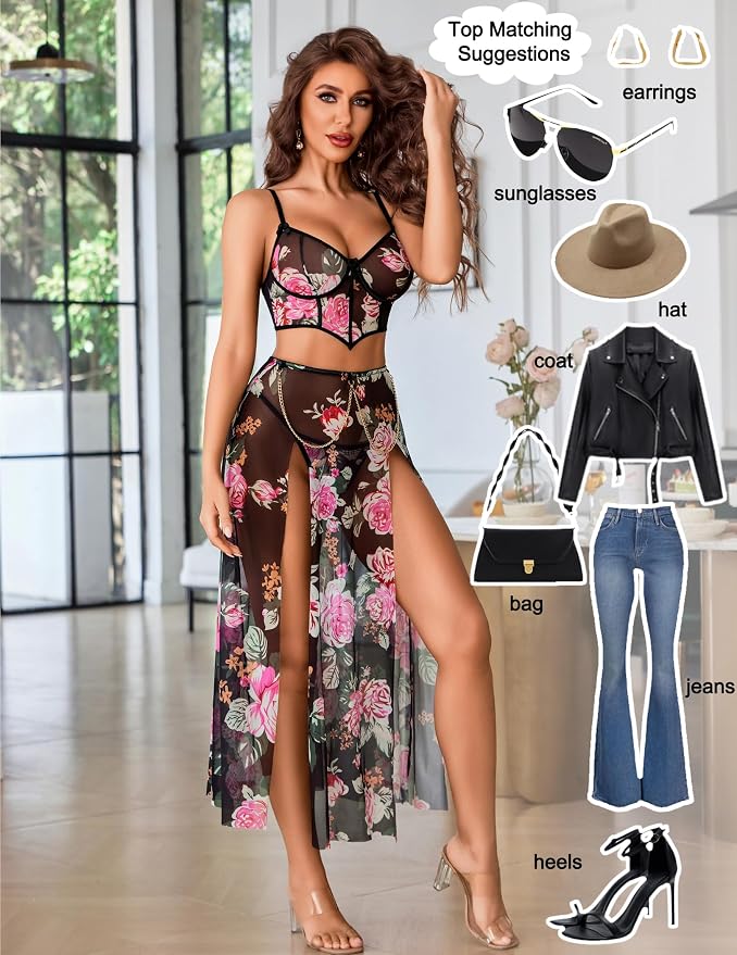 Black Floral