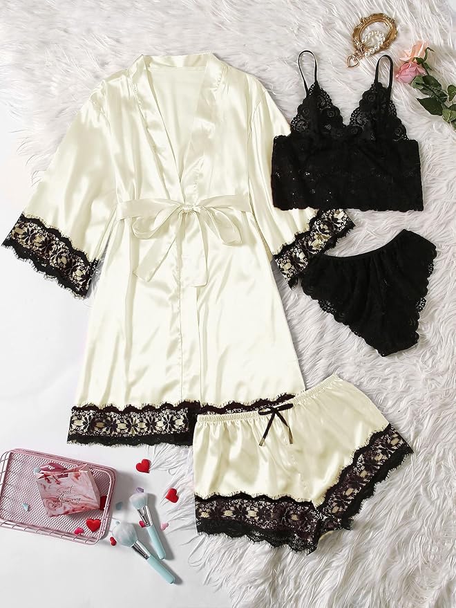 Black and Apricot