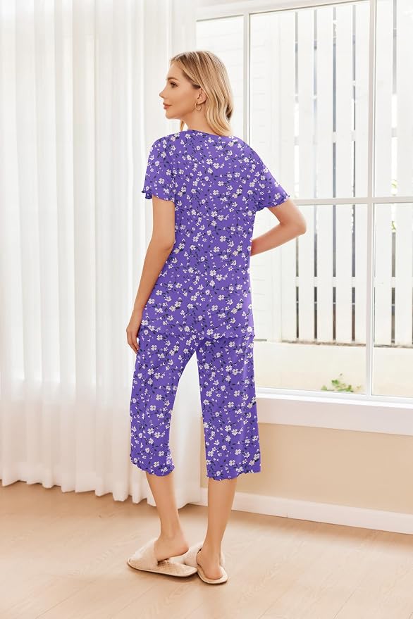 Purple Floral /Cartoon