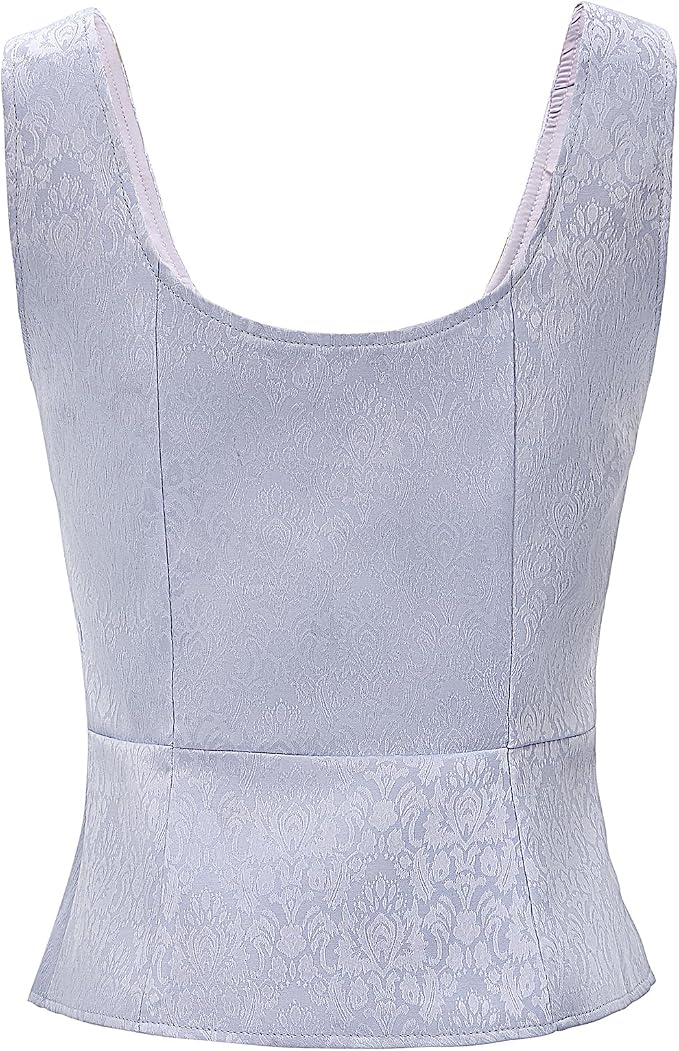Jacquard Purple Corset