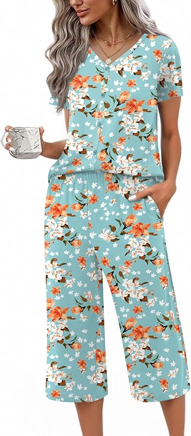 Turquoise Floral