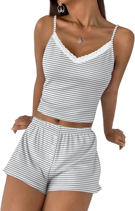 Stripe Grey White