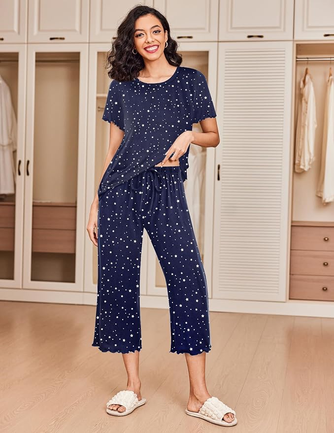 Coffee/Navy Star
