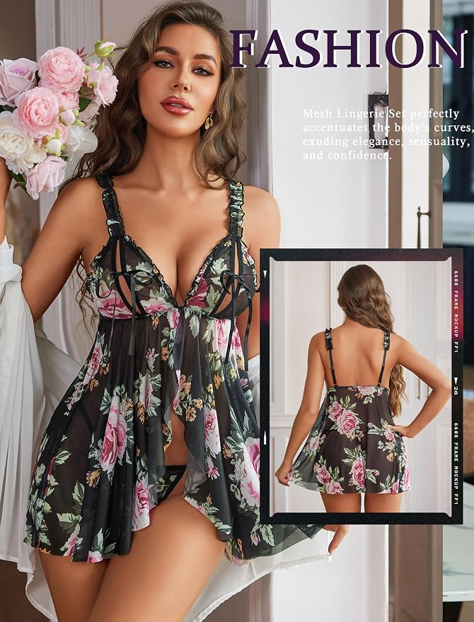 Black Floral