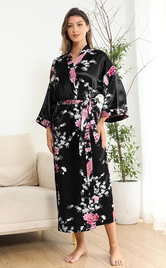 Peacock Floral Black