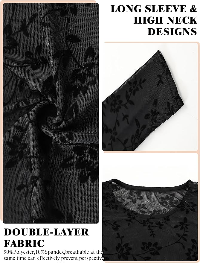 Black Flower Design