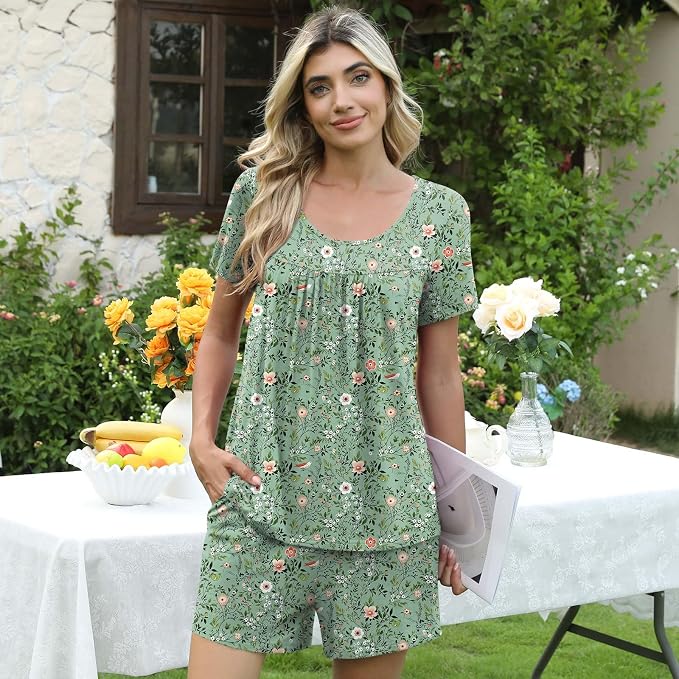 4-green Floral/Mix