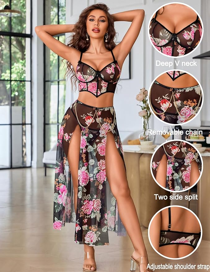 Black Floral