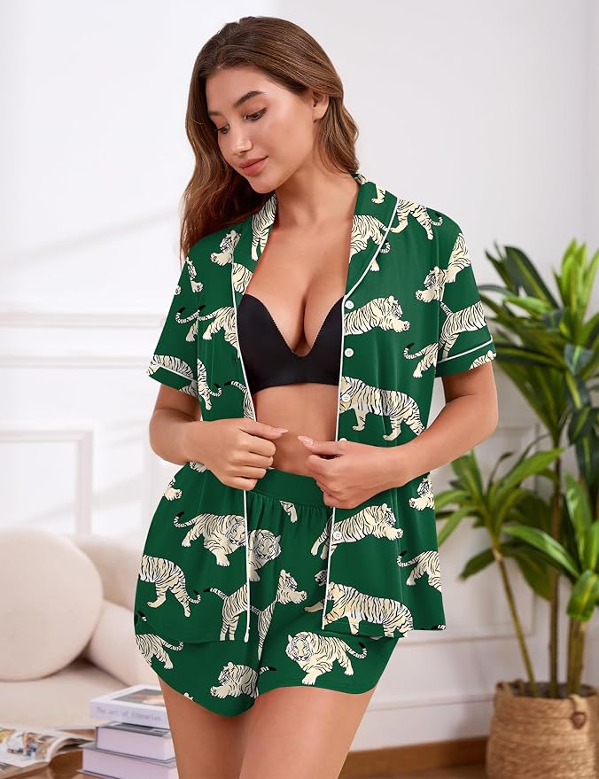 Green Tiger Print