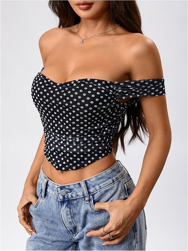 Polka Dots Black