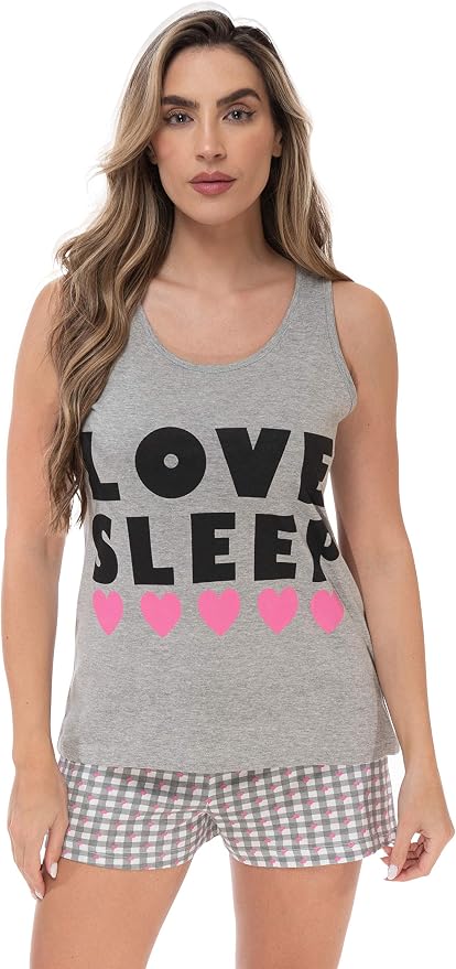 Love Sleep - Grey Plaid