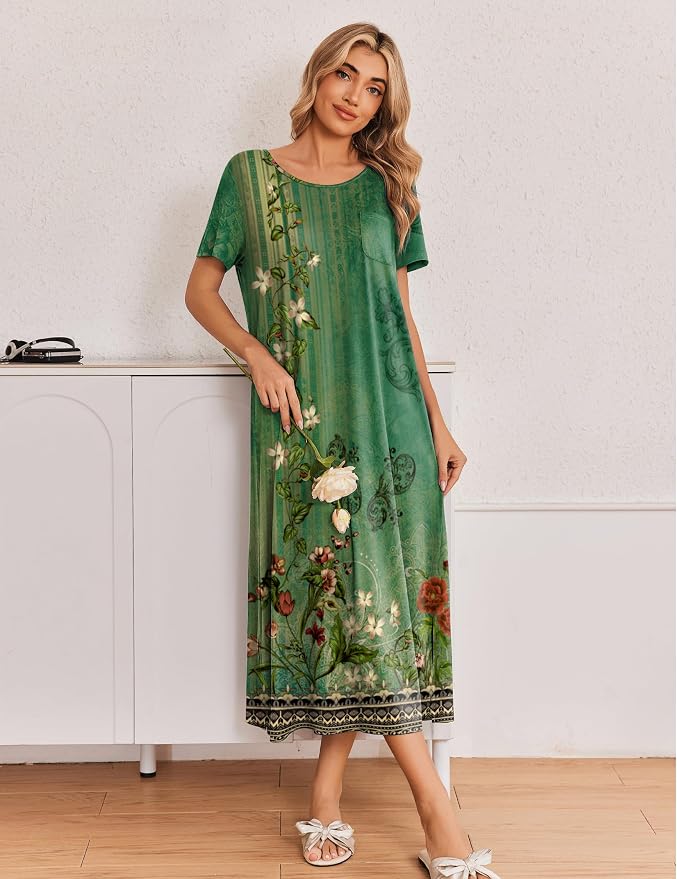 Black/Black Pink Floral/Green Floral