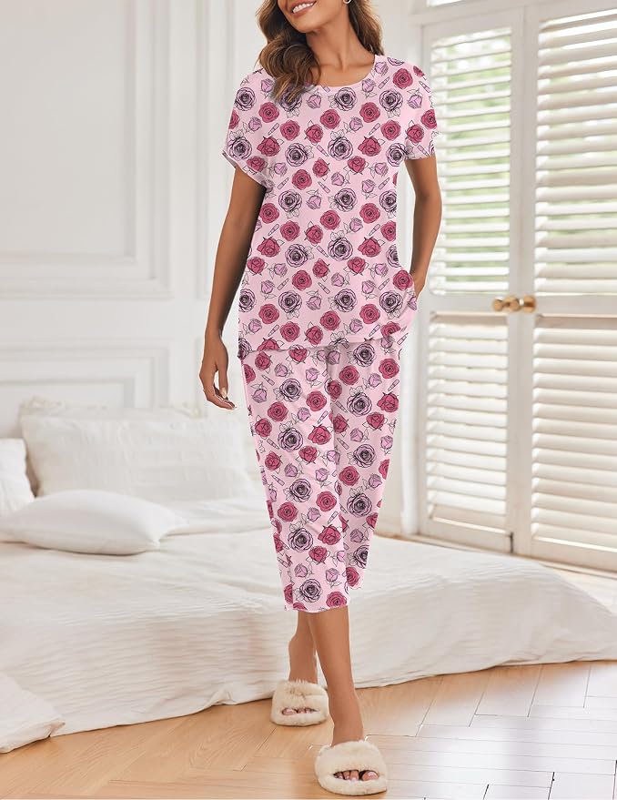 Red Rose Printed