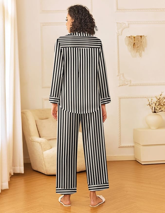 Black Champagne Stripe