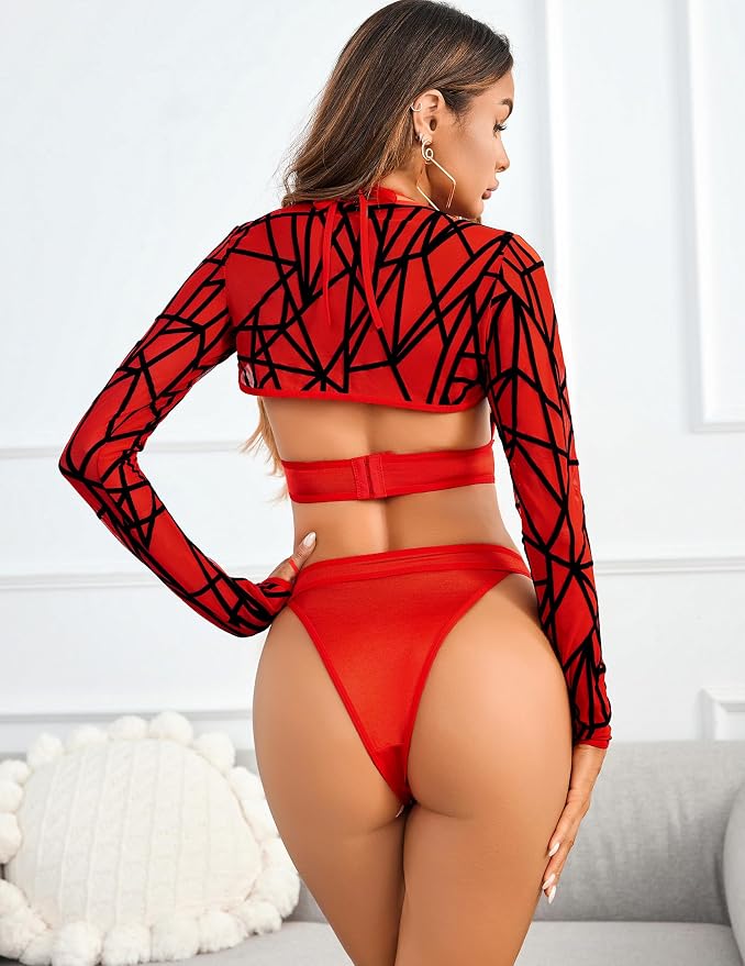 Red Geometric