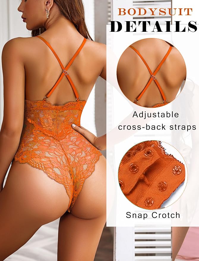 Orange-(with Snap Crotch)