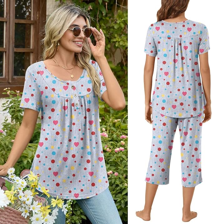 Colorful Polka Dot-grey