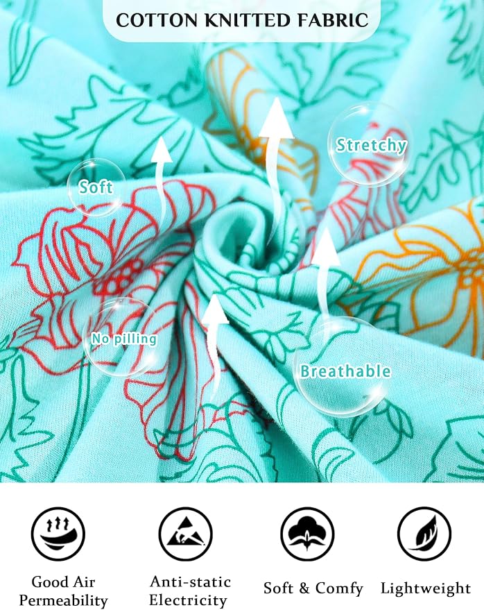 Knit-100% Cotton Green Background