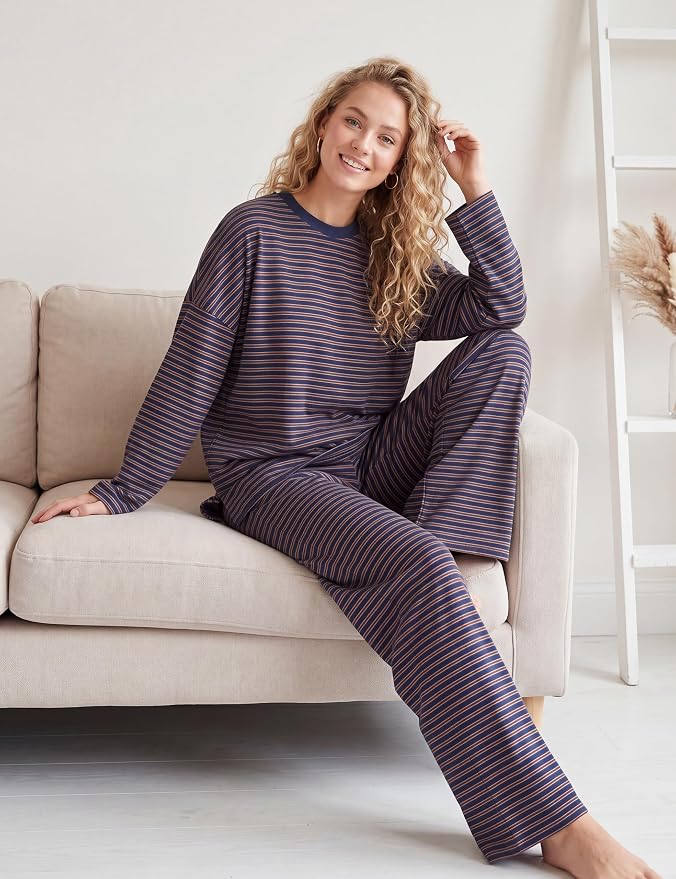 Wide Thin Stripe-blue Purple