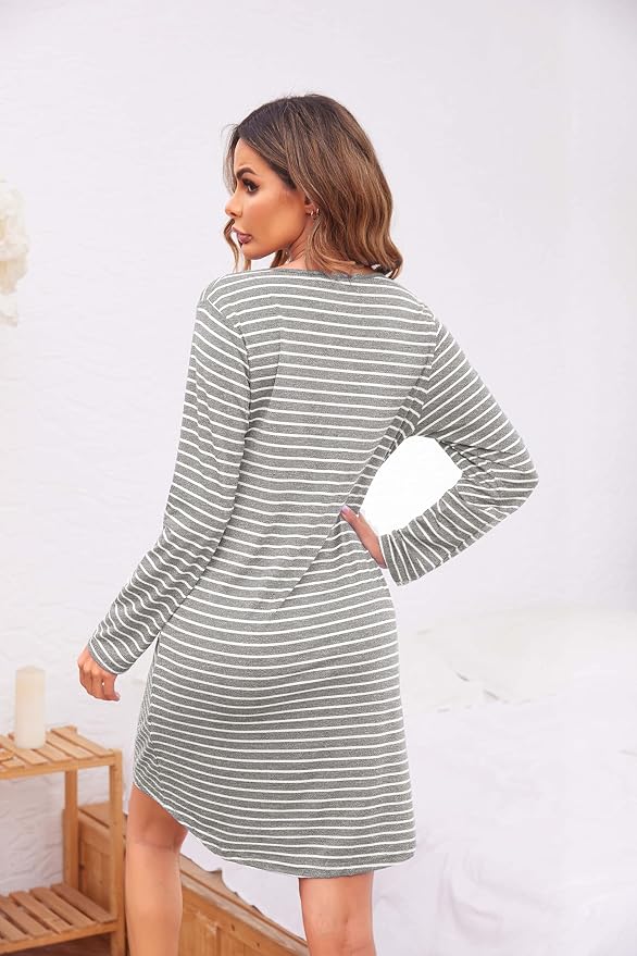 Light Grey Striped