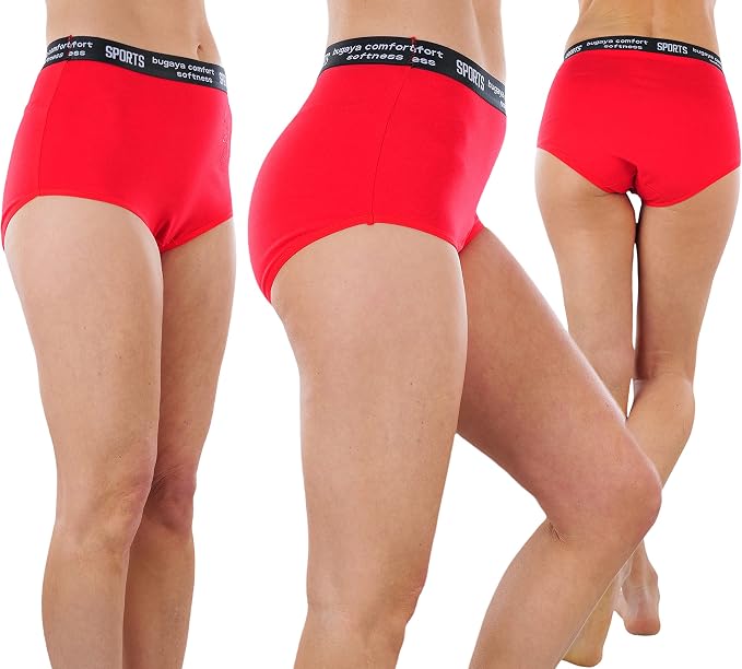 6 Pack: High Rise Rose Garden W/ Thick Waistband