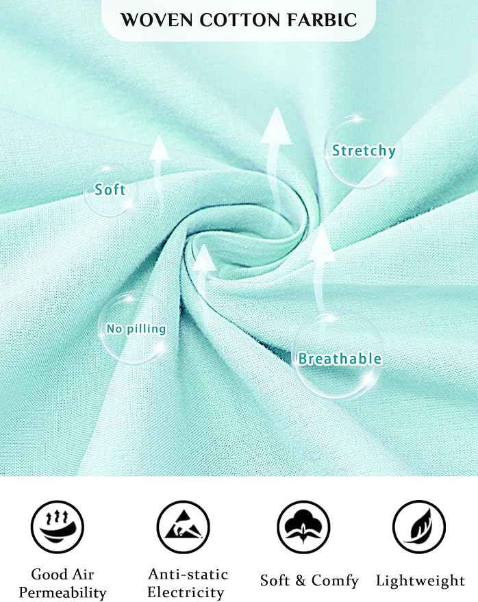 Woven-100% Cotton Mint Green