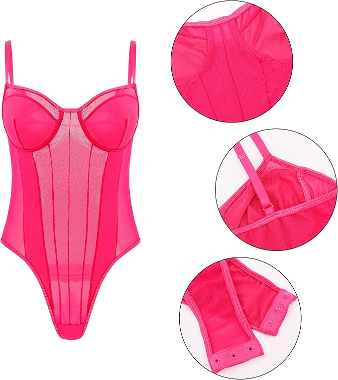 Rose Red Mesh