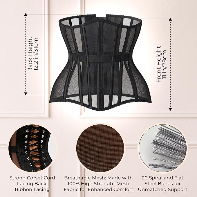 Black - Measure Your Body & Use the Size Chart!