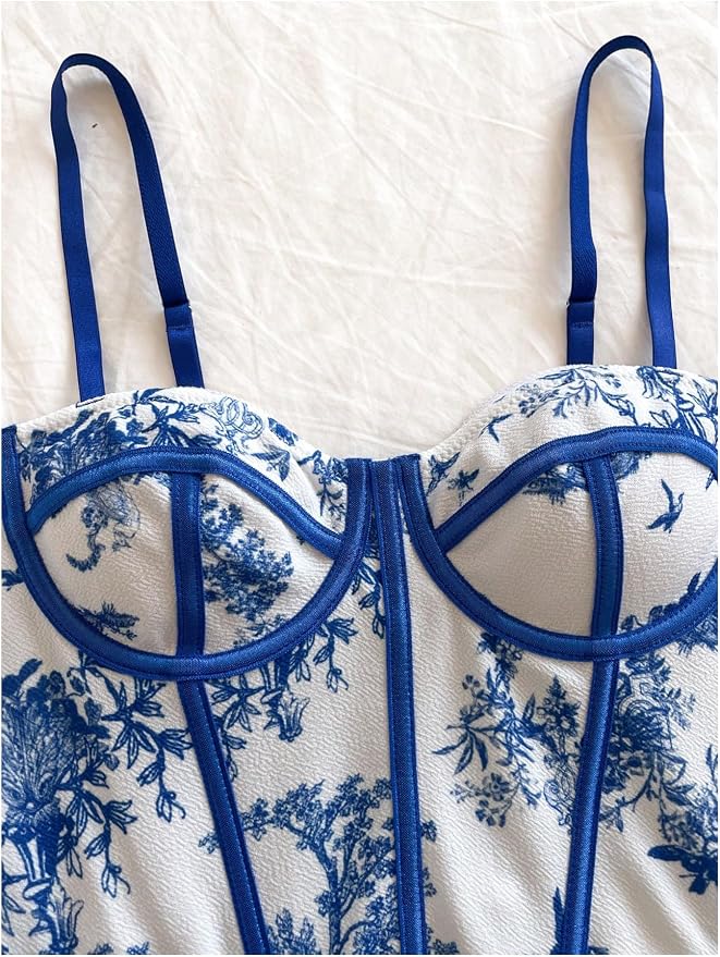 Blue and White