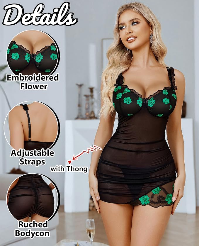 Green Floral