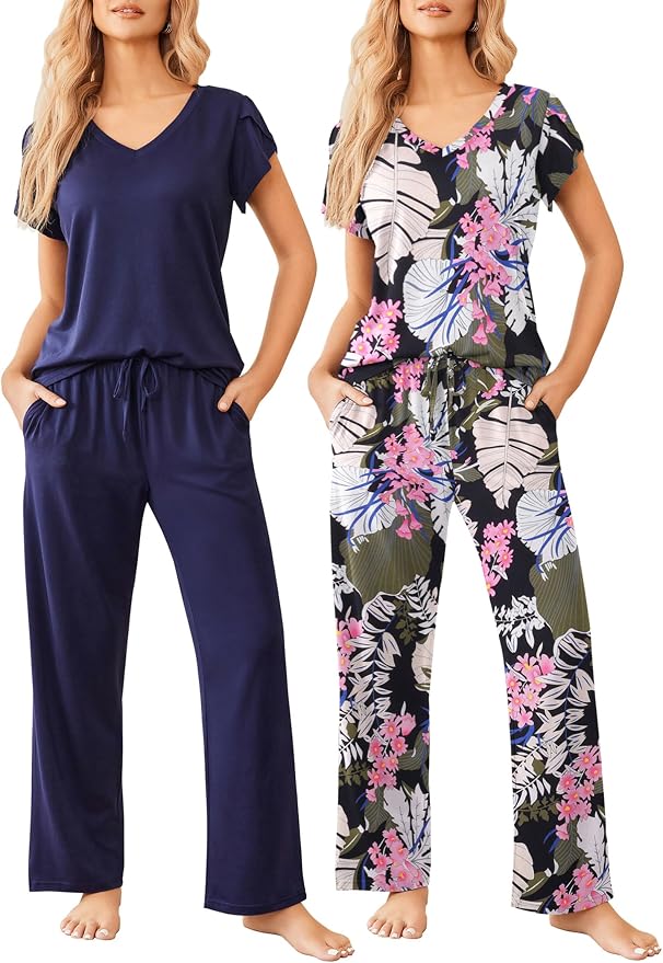 Navy/Leaf Pink