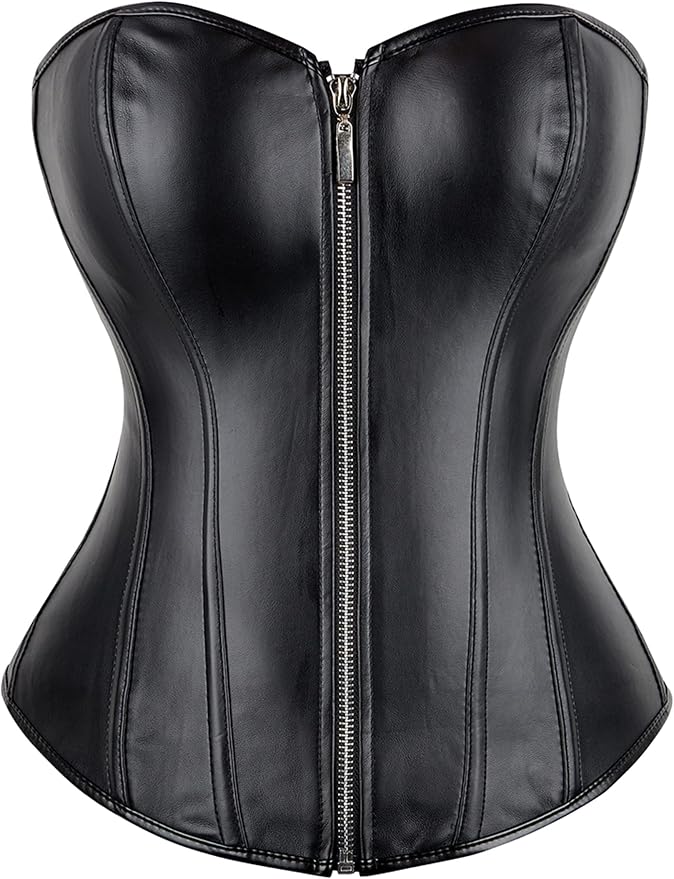 Black Zipper Front