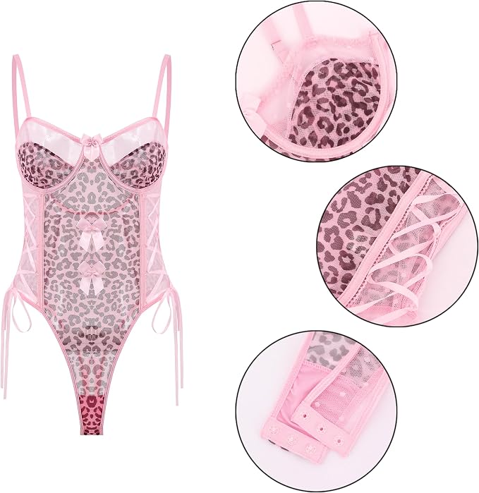 Pink Red Leopard