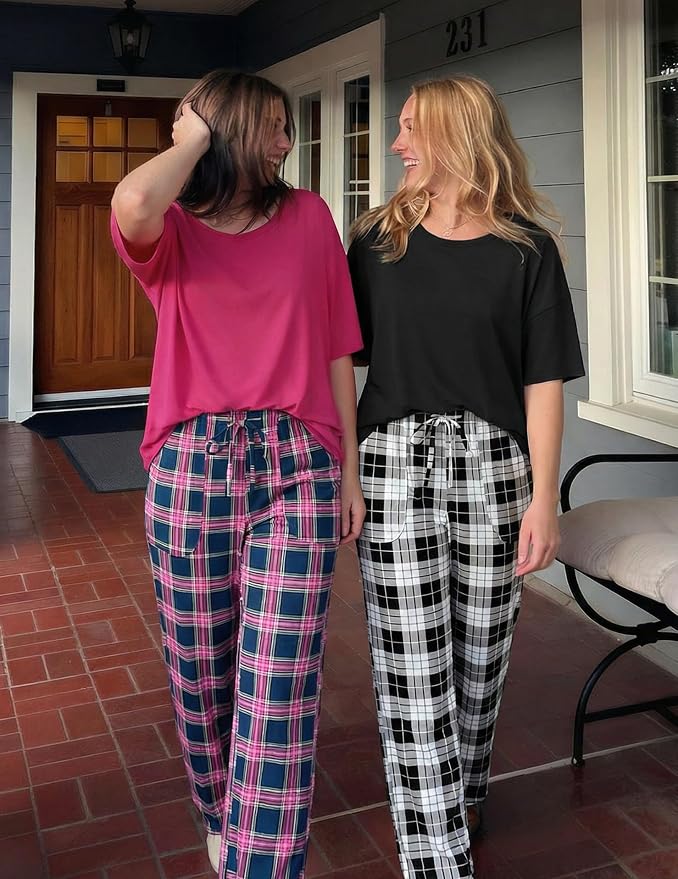 Rose Plaid/Black Plaid
