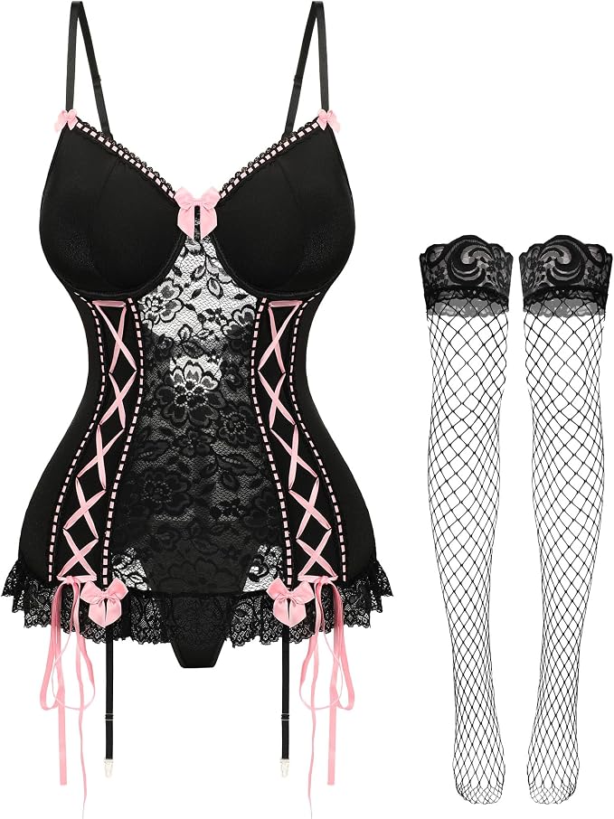 Black With Pink
