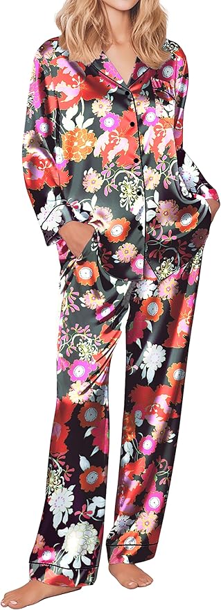 Black With Colorful Floral