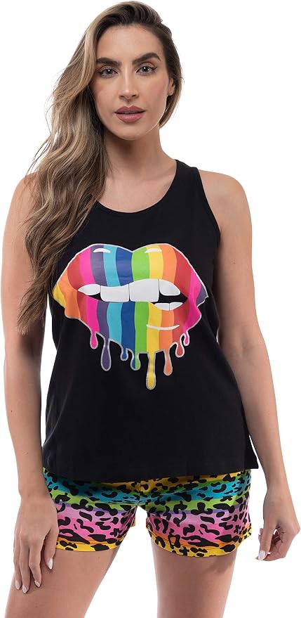 Black - Rainbow Lips