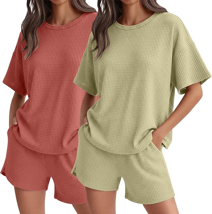 Coral Pink, Avocado Green