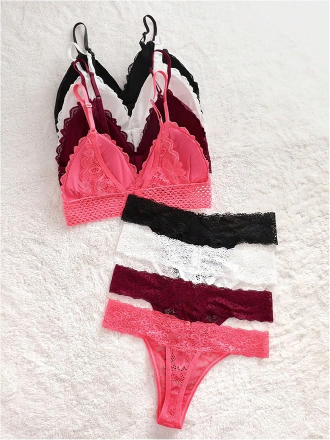 Black White Red Pink