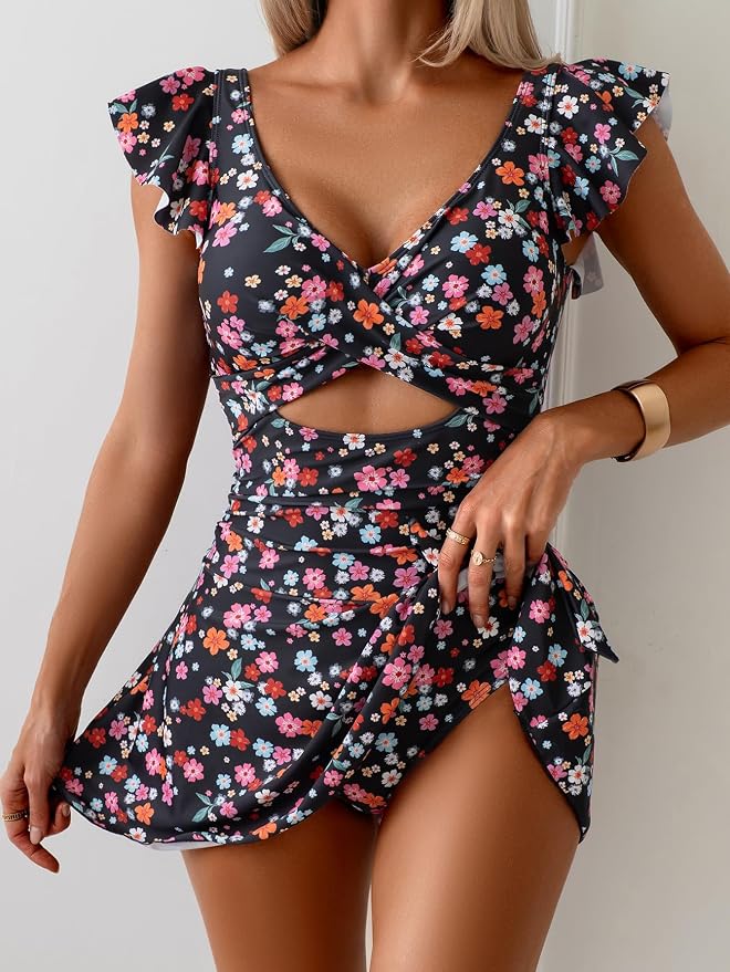 Colored Flowers, Black