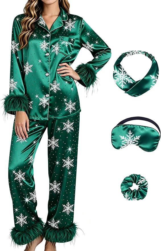 Rhinestone-green Snow