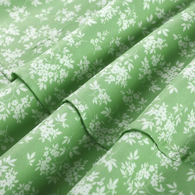 Green White Bloom