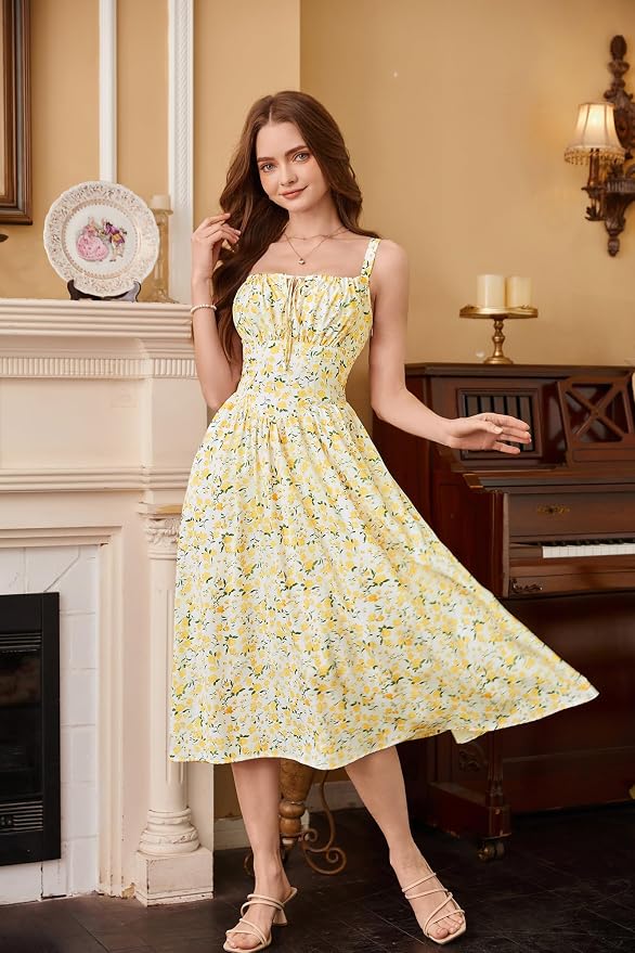 White Yellow Floral