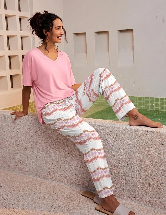 Pink-tie Dye Stripes
