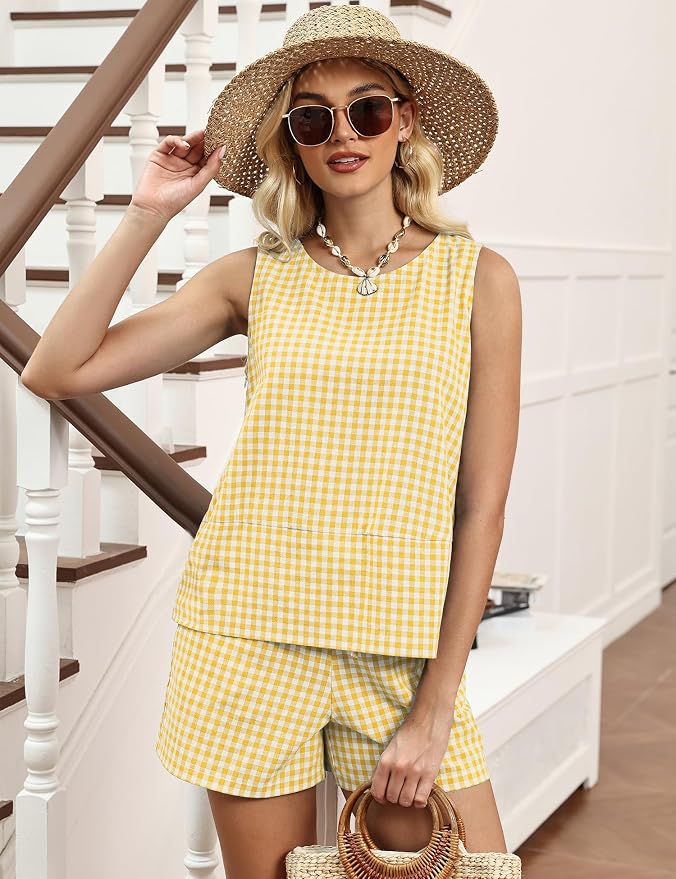 Yellow Checkered