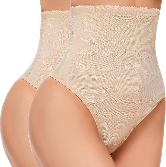 #04-2pcs Nude-high Waisted