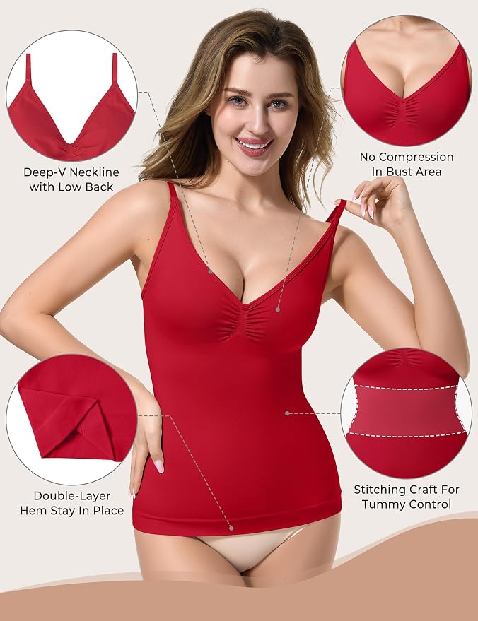 Ruched-red
